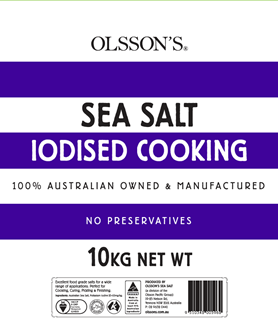Cooking Sea Salt, 10kg 