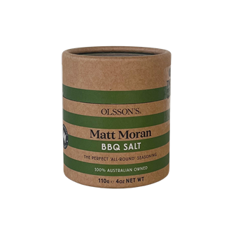 Matt Moran BBQ Salt, 110g Kraft Canister